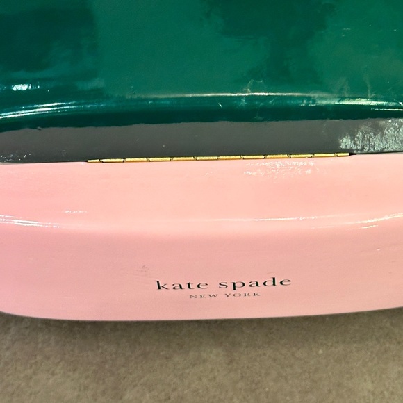 Kate Spade Green and Pink Eyeglass Case - Picture 4 of 7